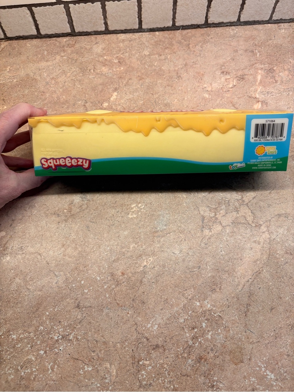 NWT Sunny Days Squeezy Salted Butter Stick Squishy Stress viral Toy - Picture 4 of 5